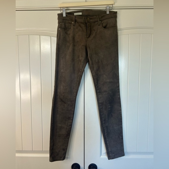 Kut from the Kloth MIA, Brown, Microsuede Pants. Size 6. - Picture 1 of 8